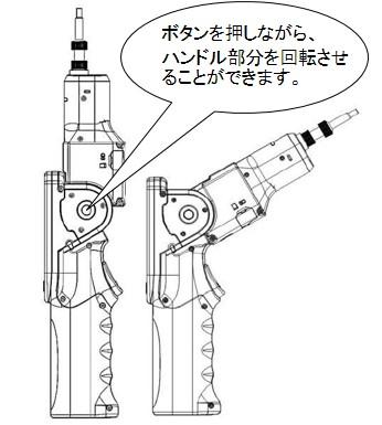 ストレートモードとアングルモードの切り替え